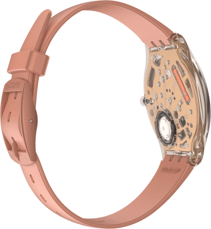 Swatch,SKIN 36.80mm,36.80mm,Plastic,Pink,SVOK108