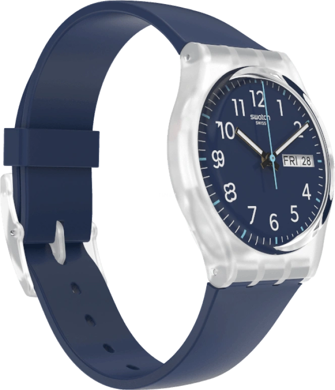 Swatch,Originals 34mm,34mm,Blue,Open,GE725