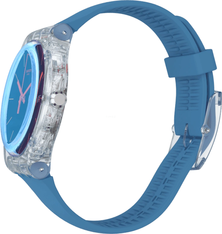 Swatch,Originals 41mm,41mm,Plastic,Blue,SUOK711