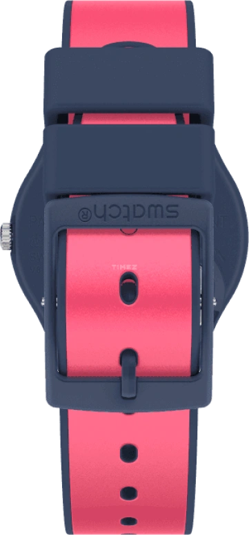 Swatch,Originals 34mm,34mm,Plastic,Pink,GN264