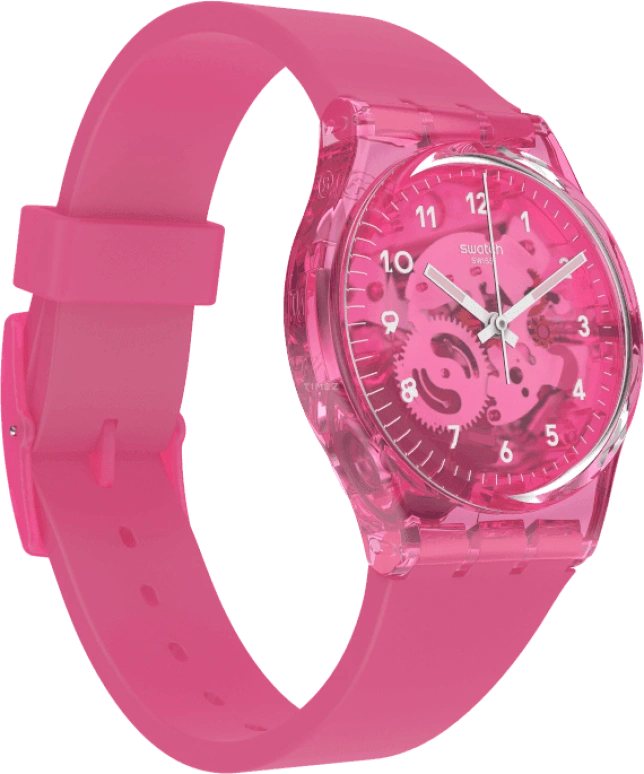 Swatch,Originals 34mm,34mm,Plastic,Pink,GP166