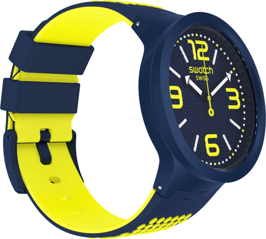 Swatch,THE BOLD 47mm,47mm,Plastic,Black,SO27N102
