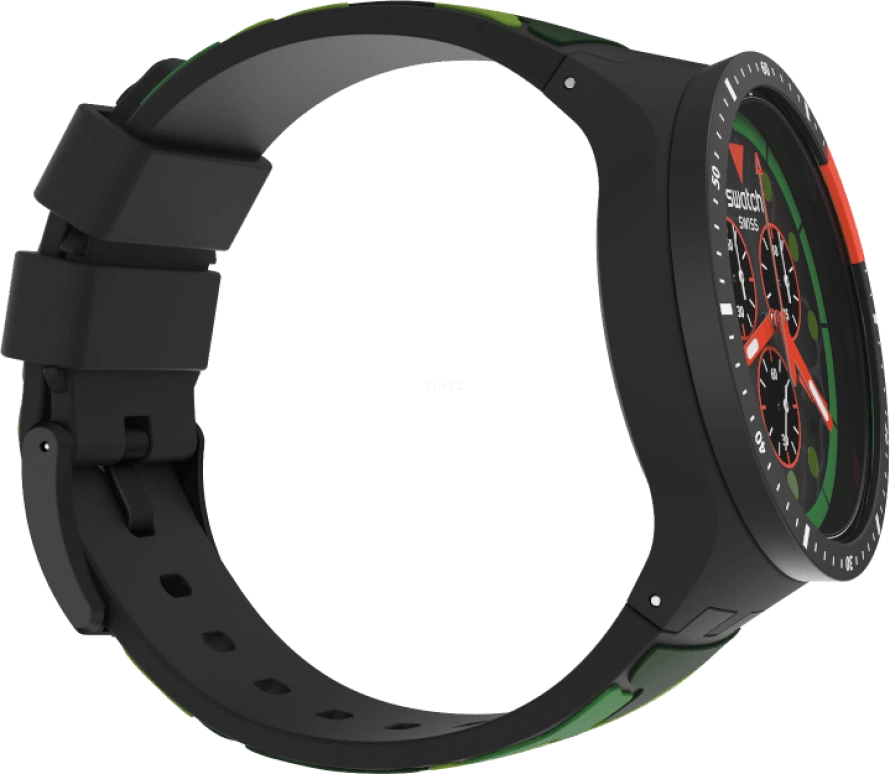 Swatch,THE BOLD 47mm,47mm,Plastic,Black,SB02B409