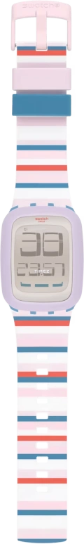 Swatch,DIGITAL 39mm,39mm,Plastic,Grey,Quartz,Other,Blue,SURN107