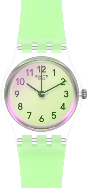 Swatch,Originals 25mm,25mm,Plastic,Green,Quartz,Round,LK397