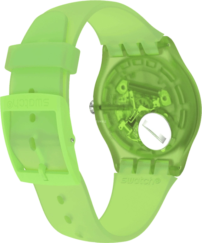 Swatch,Originals 41x47.40mm,41x47.40mm,Plastic,Green,SUOG118