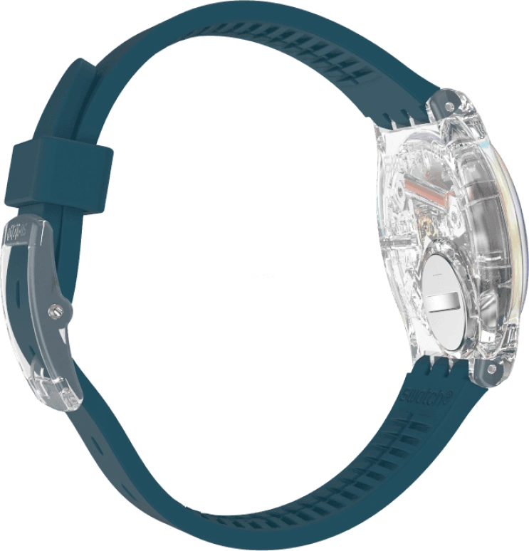 Swatch,Originals 34x39.20mm,34x39.20mm,Plastic,Coffee,Cyan,GE721