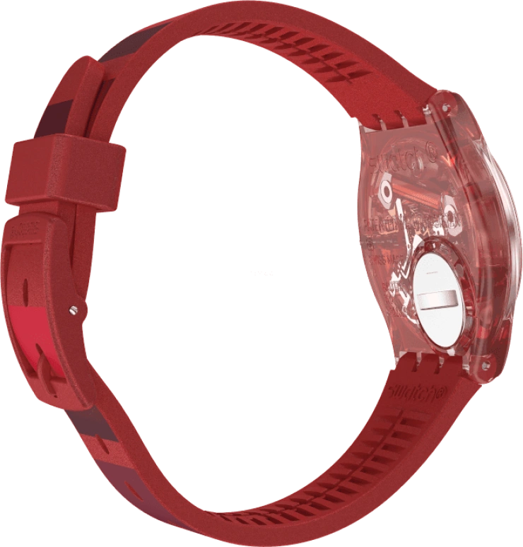 Swatch,Originals 34x39.20mm,34x39.20mm,Plastic,Red,GR406