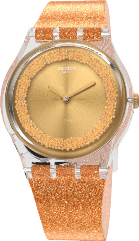 Swatch,Originals 34x39.20mm,34x39.20mm,Plastic,Orange,GE285