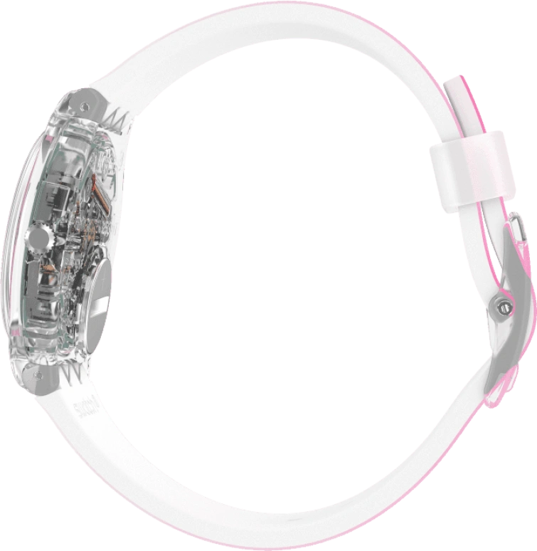 Swatch,Originals 34mm,34mm,Plastic,Pink,Sapphire,Crystal Glass,GE719