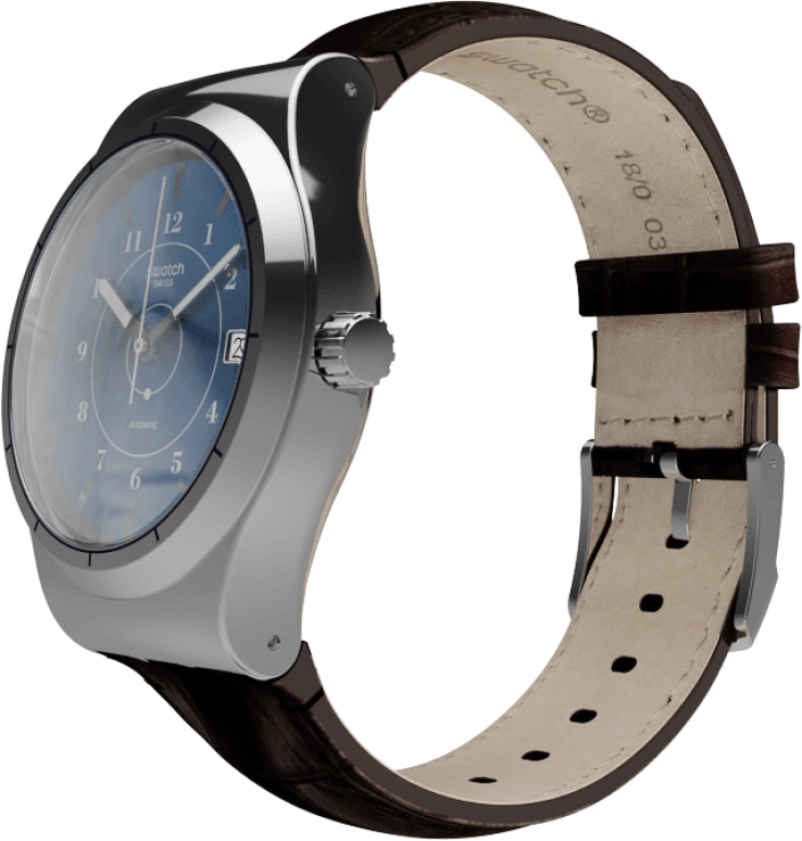 Swatch,Sistem 51 42mm,42mm,Stainless Steel,Blue,Automatic,Day,90hours,YIS404