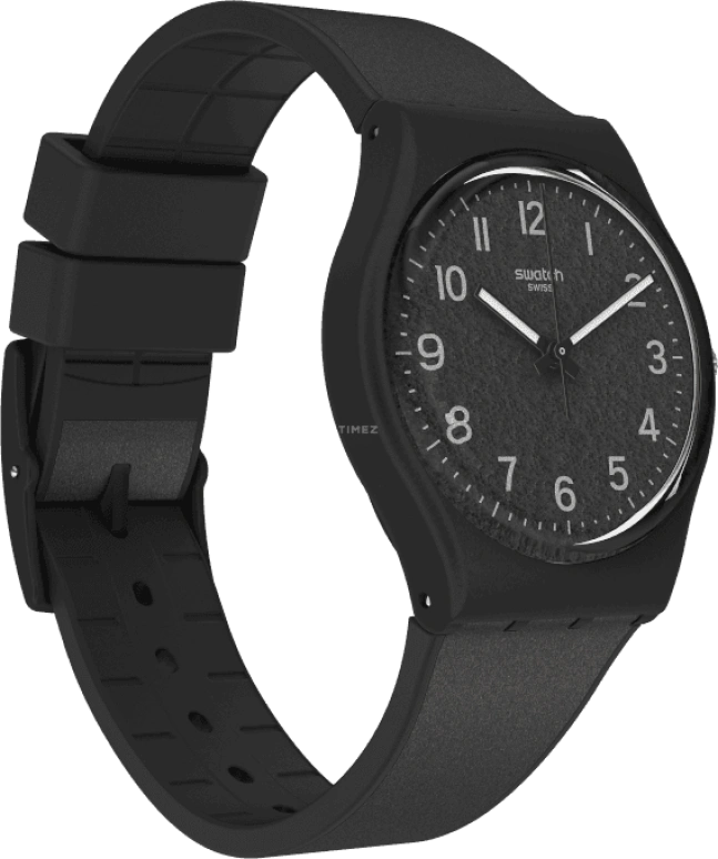 Swatch,Originals 34mm,34mm,Plastic,Black,GB326