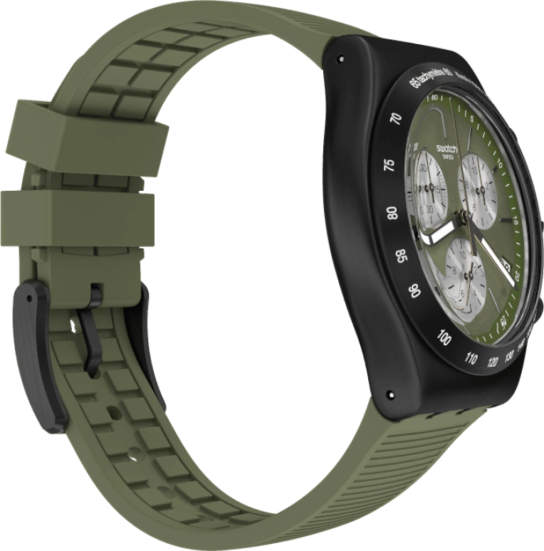 Swatch,IRONY 43x49mm,43x49mm,Green,YVB411