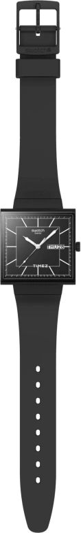 Swatch,Originals 41.80mm,41.80mm,Bioceramic,Black,Quartz,Date,Day,SO34B701