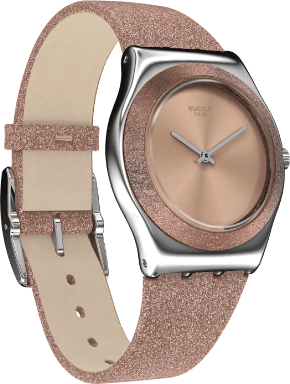 Swatch,IRONY 33x38mm,33x38mm,Coffee,Brown,YLS220