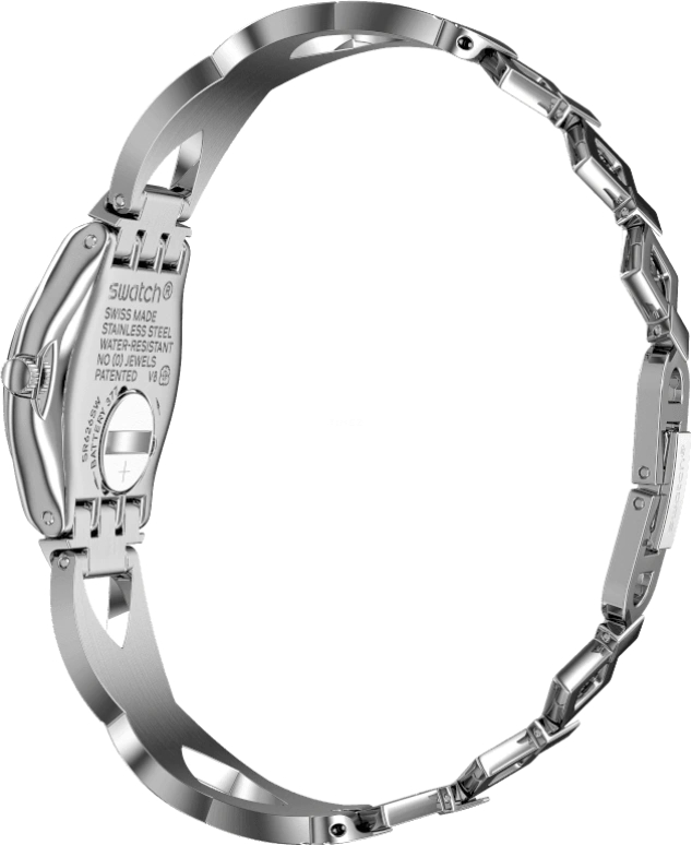 Swatch,IRONY 25mm,25mm,Stainless Steel,Silver White,YSS332G