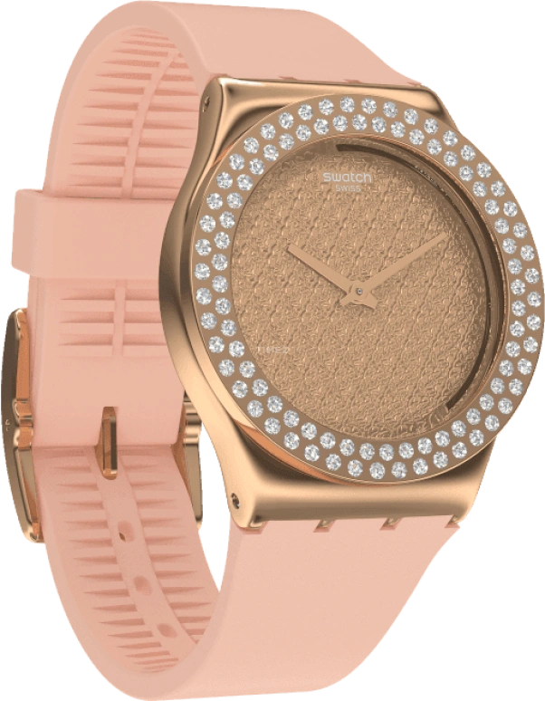 Swatch,IRONY 33x38mm,33x38mm,Pink,YLG140