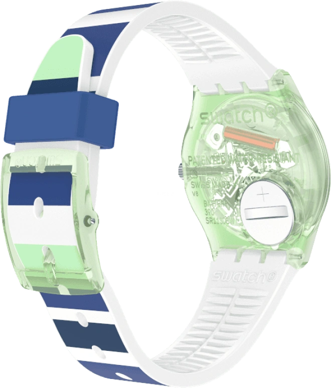 Swatch,Originals 34mm,34mm,Plastic,White,Open,GG711