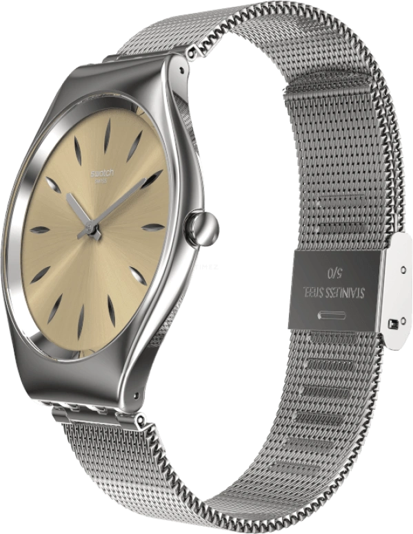 Swatch,SKIN 38mm,38mm,Sapphire,Crystal Glass,SYXS133M