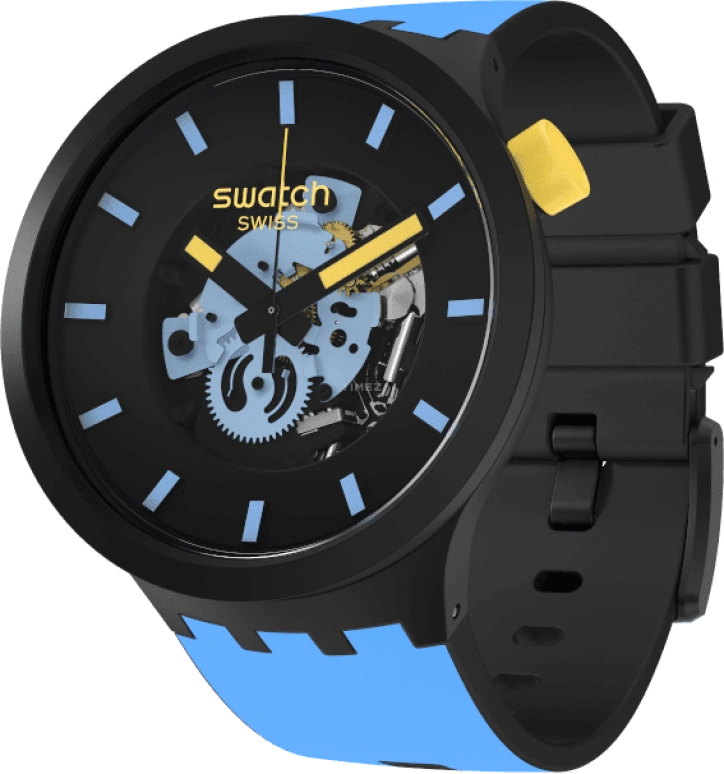 Swatch,THE BOLD 47mm,47mm,Black,SB03B108