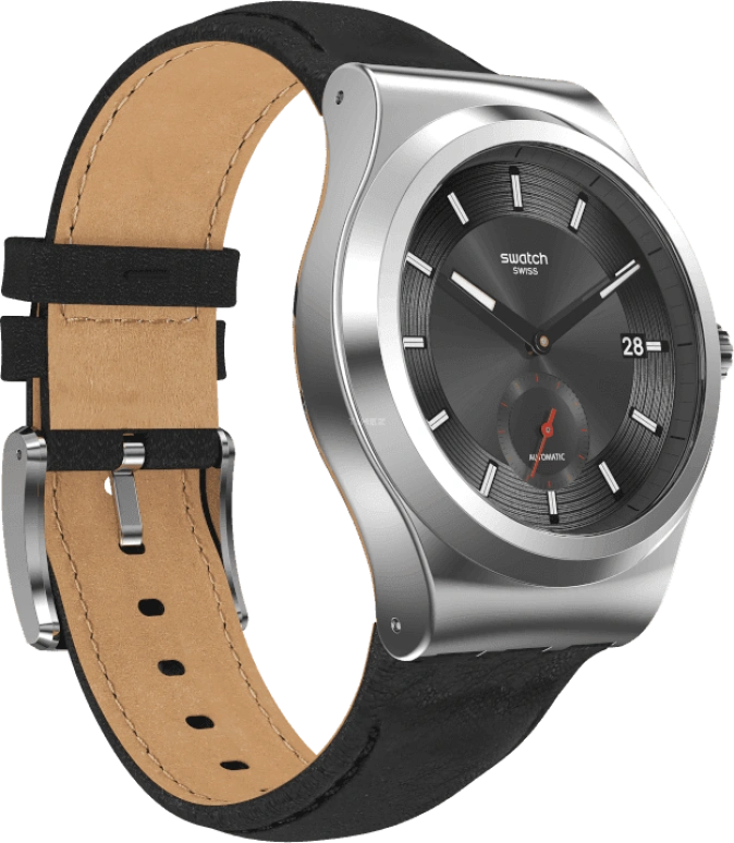 Swatch,IRONY 42mm,42mm,Black,Open,SY23S400
