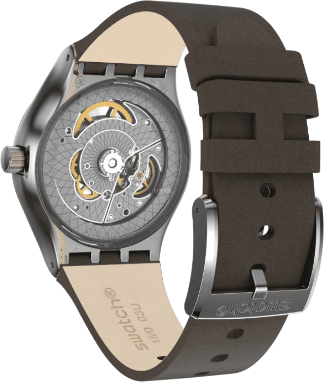 Swatch,IRONY 42mm,42mm,Blue,Open,YIZ405