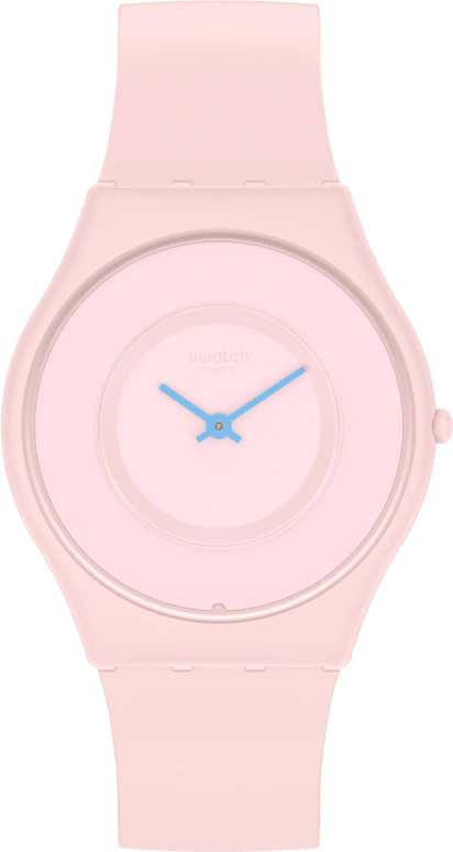 Swatch,SKIN 34mm,34mm,Ceramic,Pink,Closed,SS09P100