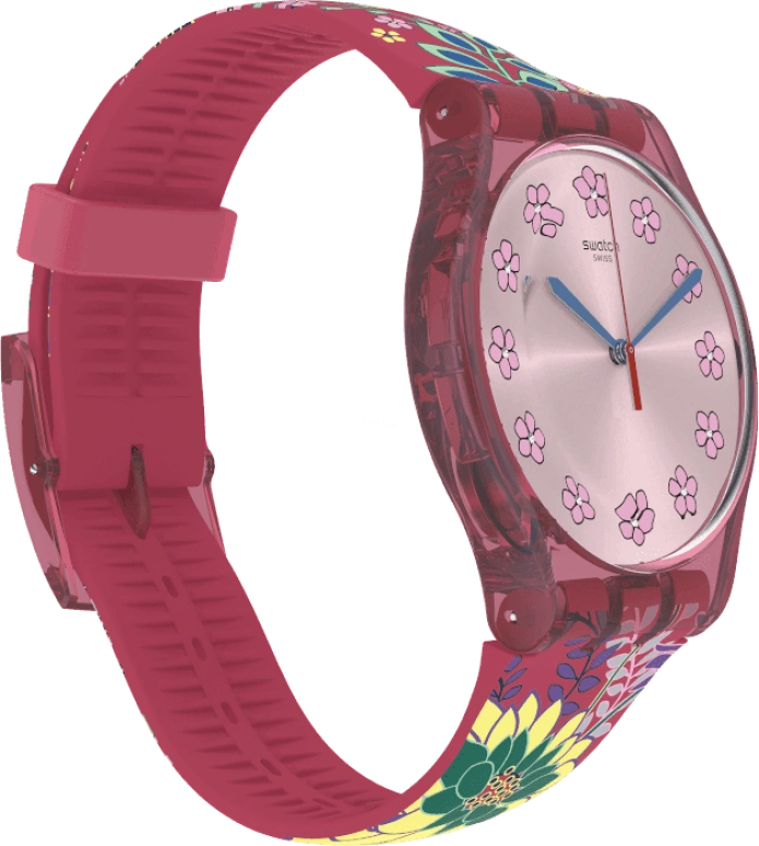 Swatch,Originals 41mm,41mm,Plastic,Pink,SUOP112