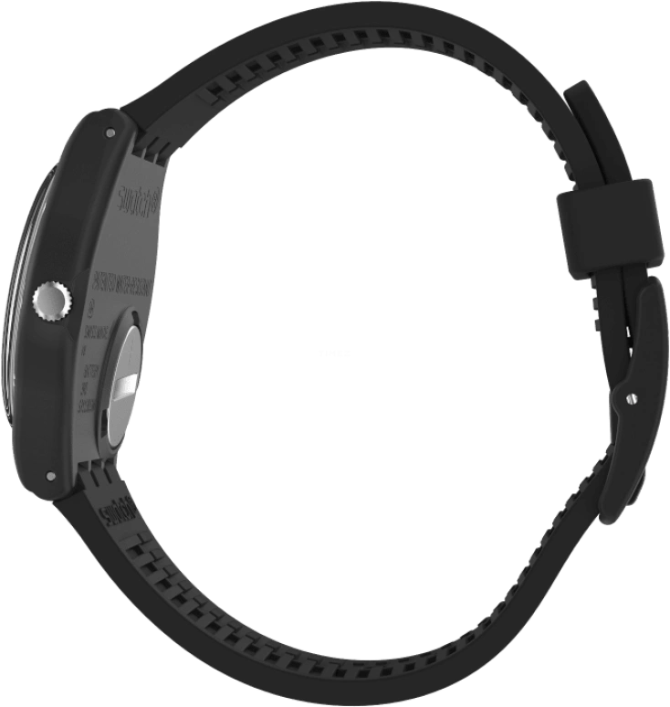 Swatch,Originals 39.20mm,39.20mm,Plastic,Black,Sapphire,Crystal Glass,Closed,GB757