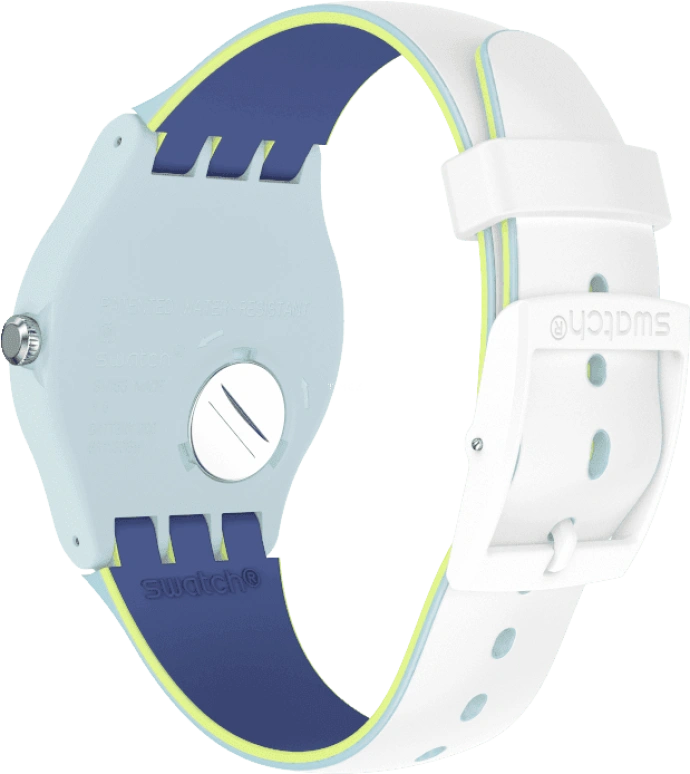 Swatch,Originals 41mm,41mm,Plastic,White,SUOS404