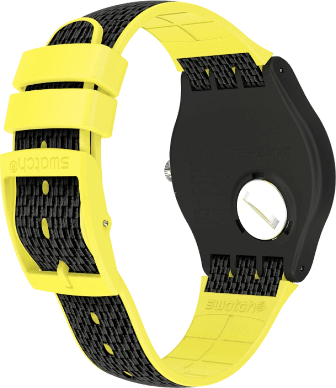 Swatch,Originals 41mm,41mm,Plastic,Black,SUOB406
