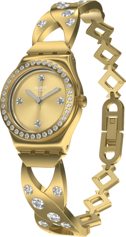 Swatch,IRONY 25mm,25mm,Gold,YSG164G