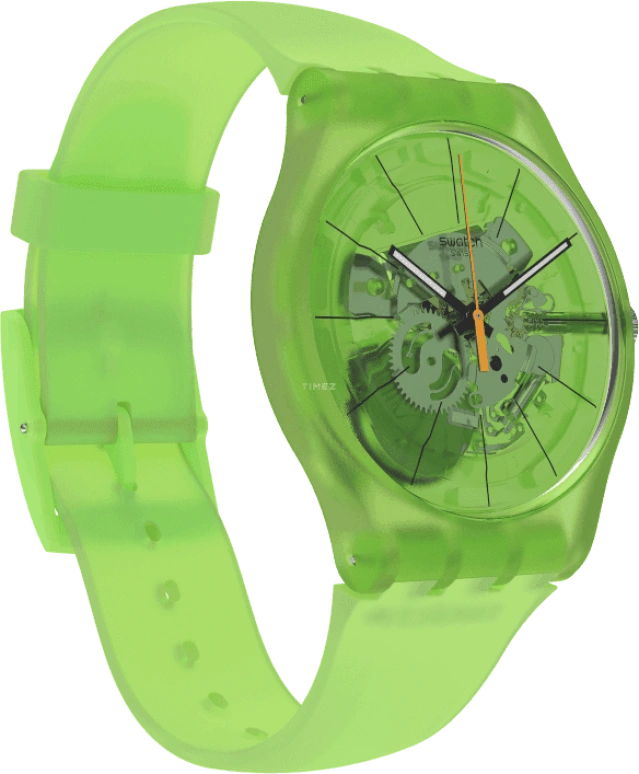 Swatch,Originals 41x47.40mm,41x47.40mm,Plastic,Green,SUOG118