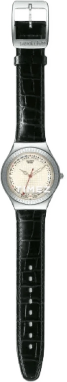 Swatch,Other 38.40mm,38.40mm,Plastic,White,Quartz,Round,Silver,YGS118P
