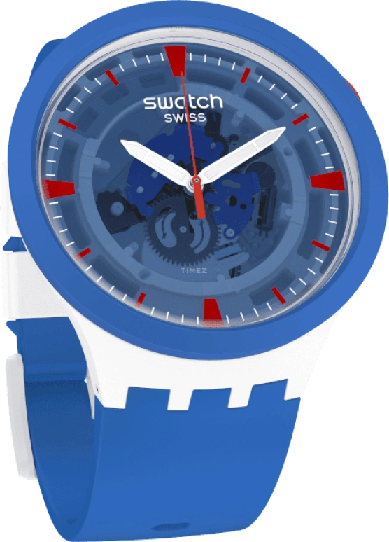Swatch,THE BOLD 47mm,47mm,Bioceramic,Ceramic,Sapphire,Crystal Glass,SB03Z100