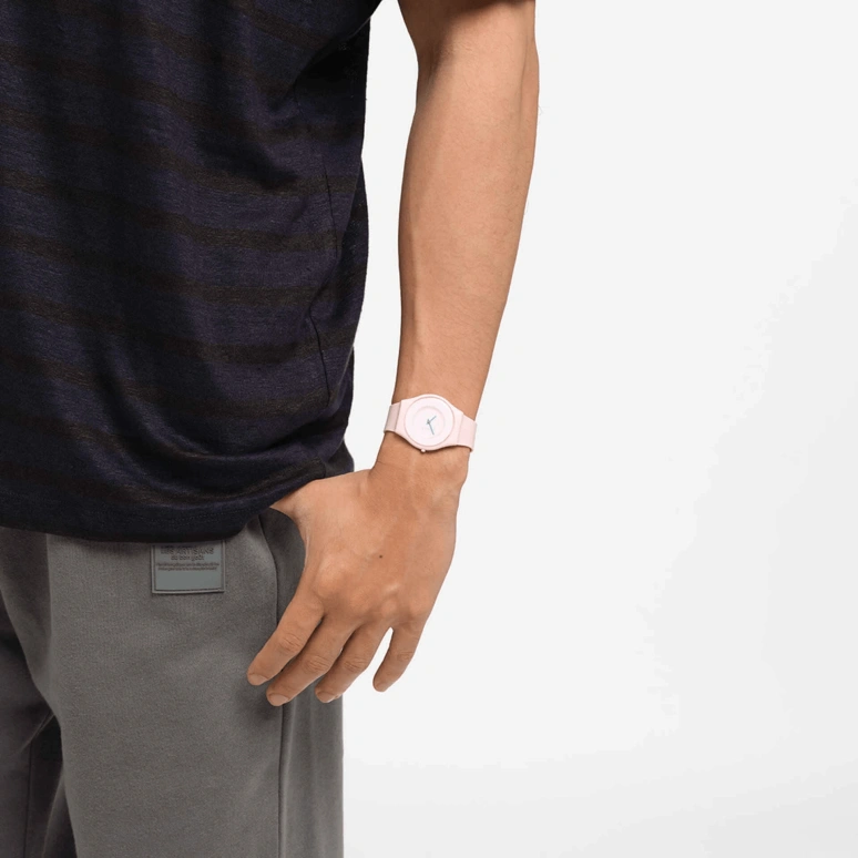 Swatch,SKIN 34mm,34mm,Ceramic,Pink,Closed,SS09P100