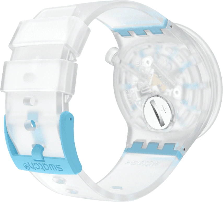 Swatch,THE BOLD 47mm,47mm,Plastic,White,SO27E105
