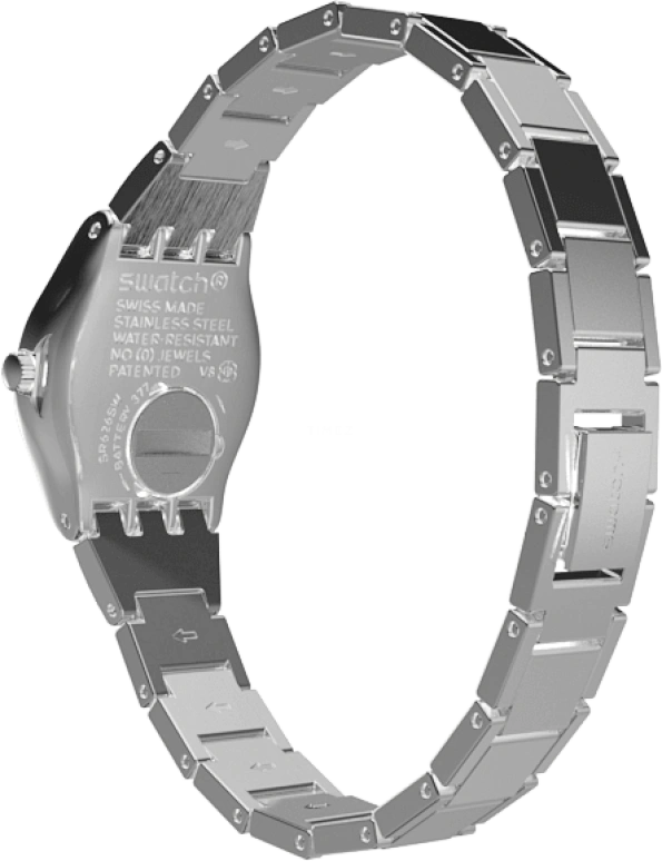 Swatch,IRONY 25mm,25mm,Stainless Steel,Blue,YSS222G