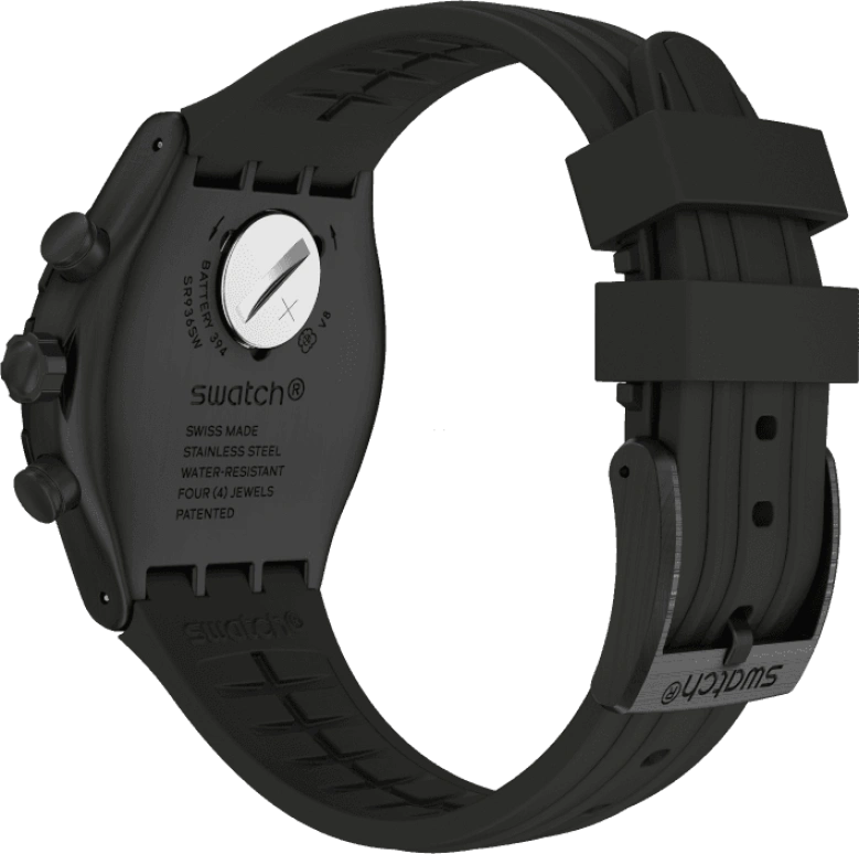 Swatch,IRONY 43x49mm,43x49mm,Black,YVB409