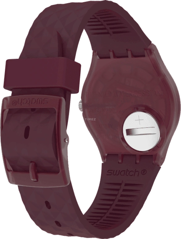 Swatch,Originals 34x39.20mm,34x39.20mm,Plastic,Red,GR184