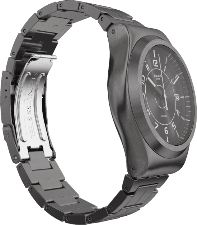 Swatch,IRONY 42mm,42mm,Stainless Steel,Open,YIM400G
