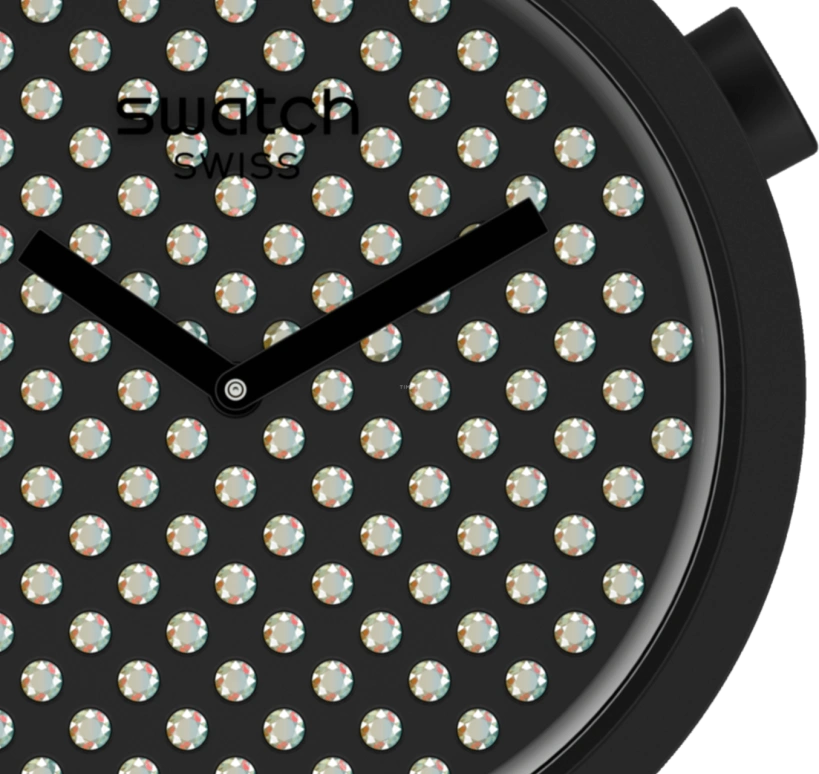 Swatch,THE BOLD 47mm,47mm,Plastic,Black,SO27Z107