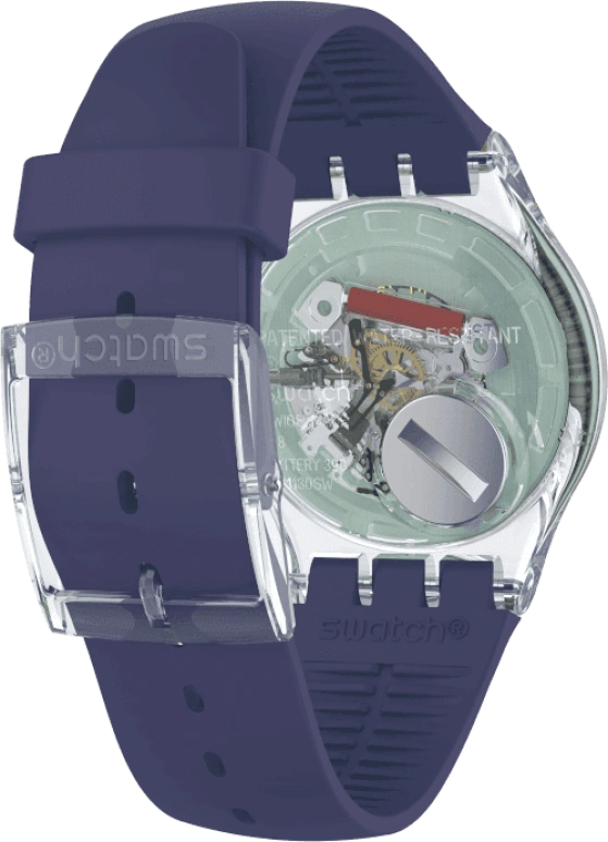 Swatch,Originals 41mm,41mm,Plastic,Purple,SUOK712