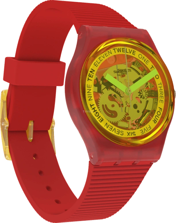 Swatch,Originals 34mm,34mm,Plastic,Open,GR185