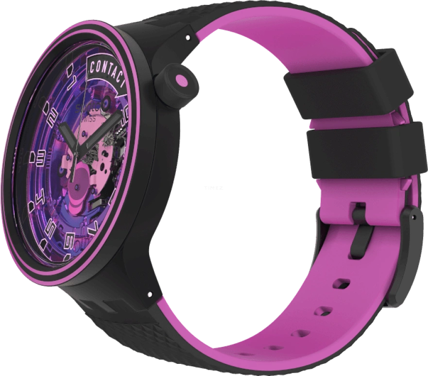Swatch,Other 47mm,47mm,Sapphire,Crystal Glass,SB01B126