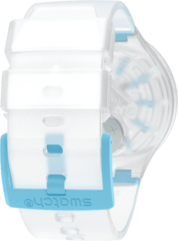 Swatch,THE BOLD 47mm,47mm,Plastic,White,SO27E105