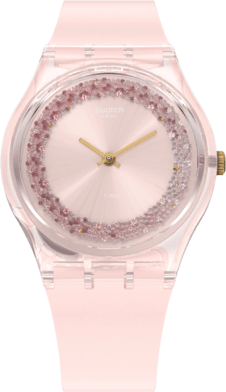 Swatch,Originals 34mm,34mm,Plastic,Pink,GP164