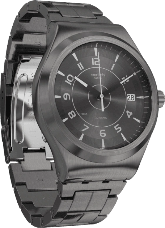 Swatch,IRONY 42mm,42mm,Stainless Steel,Open,YIM400G