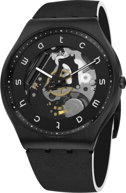Swatch,SKIN ,Black,SS07B101
