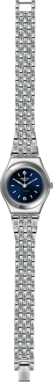 Swatch,IRONY 25mm,25mm,Stainless Steel,Blue,Quartz,Round,Silver,YSS288G